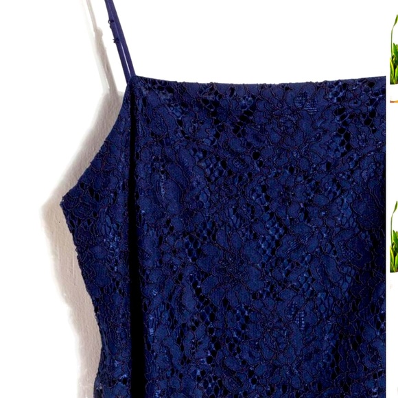 NEW Navy Francesca's Emilia Lace Dress MEDIUM - Picture 6 of 7